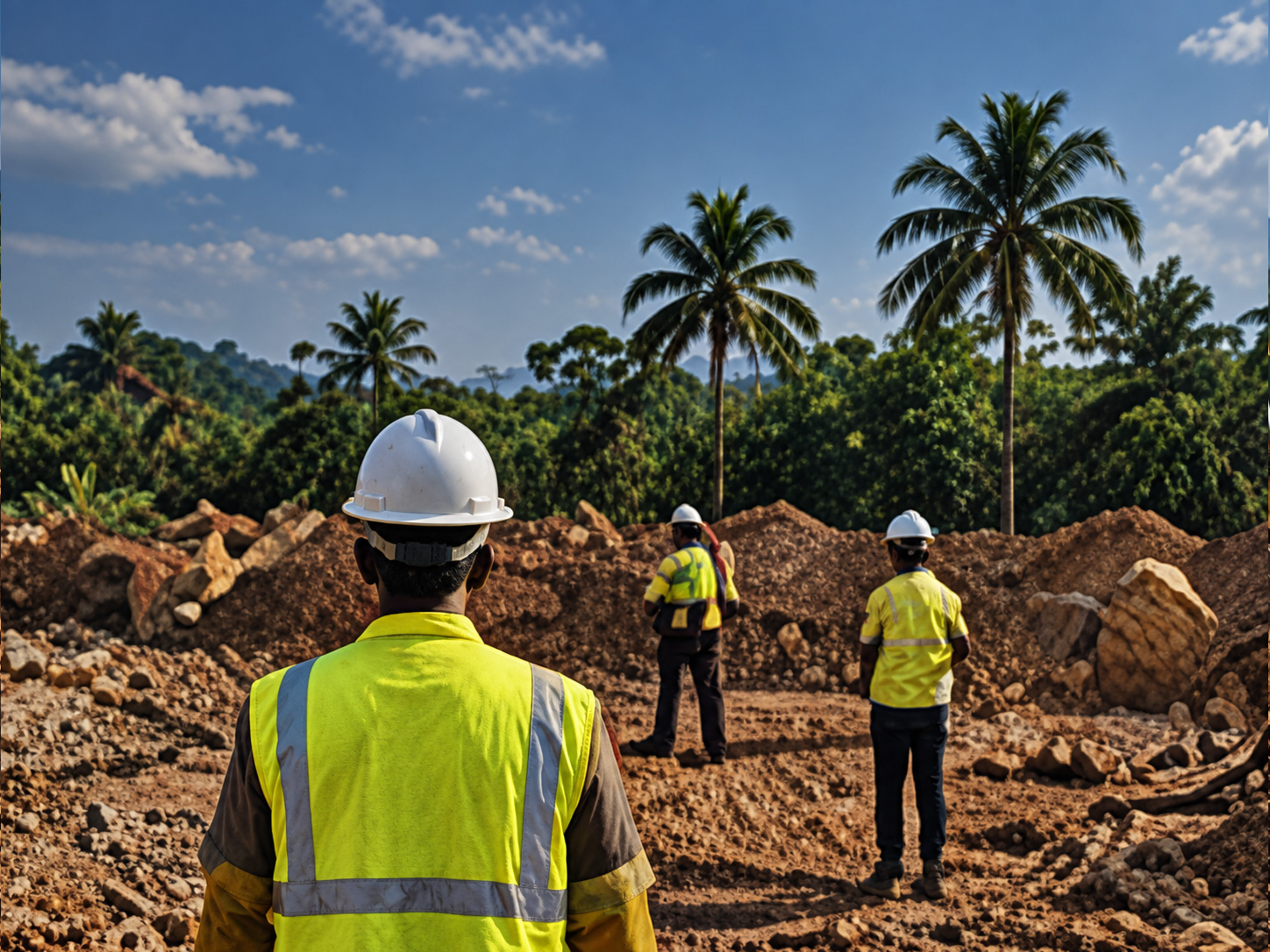 On-site mining operations